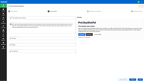 Cookie Consent Banner